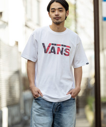 VANS/ヴァンズ Check Pattern Flying-V S/S T-Shirt