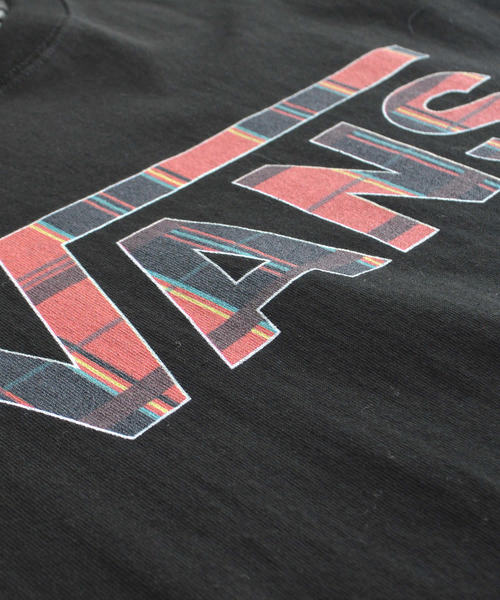 VANS(バンズ)の「VANS/ヴァンズ Check Pattern Flying-V S/S T-Shirt(Tシャツ/カットソー・メンズ・ホワイト/ブラック・M/L/XL)」の3枚目の写真