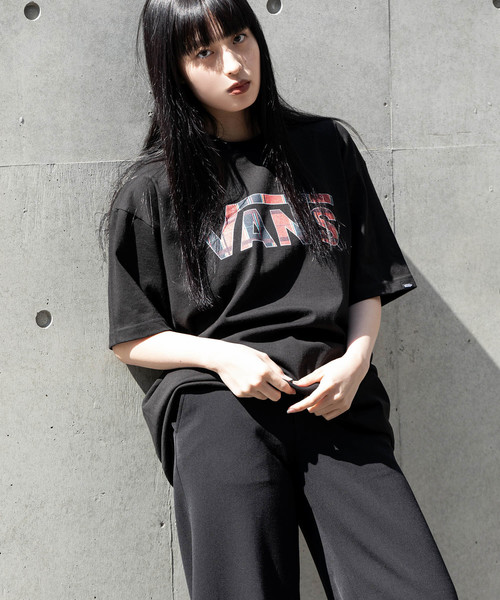 VANS(バンズ)の「VANS/ヴァンズ Check Pattern Flying-V S/S T-Shirt(Tシャツ/カットソー・メンズ・ホワイト/ブラック・M/L/XL)」の9枚目の写真