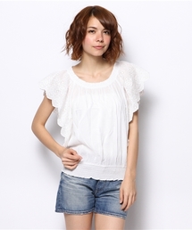 Ray BEAMS | ▽NINA KAUFMAN / スカラ刺繍ブラウス(シャツ/ブラウス)