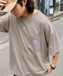 Mark Gonzales/マークゴンザレス MONO-MART別注 ビッグシルエット胸刺繍 半袖Tee