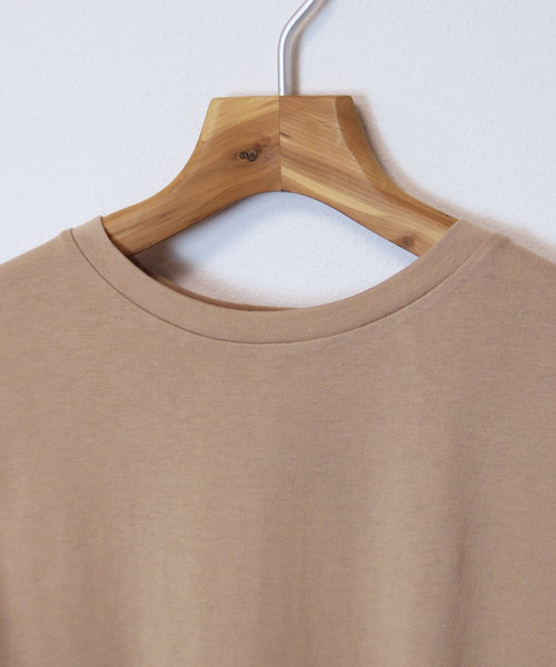 andme（アンドミー）の「デザインノースリーブカットソー（Tシャツ/カットソー・レディース・ブラック/オフホワイト/ライトブラウン/カーキ/グレー系その他・M/L）」の12枚目の写真
