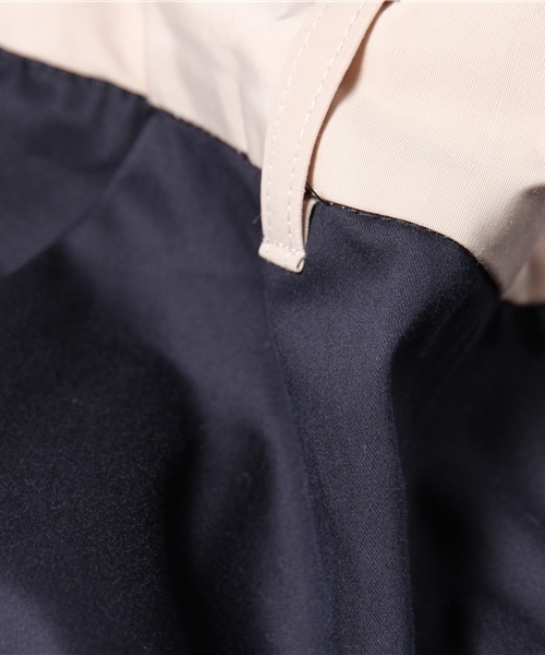 COLLAGE GALLARDAGALANTE（コラージュガリャルダガランテ）の「サテンストレッチPT（その他パンツ・レディース・ネイビー/オフホワイト・0/1）」の3枚目の写真