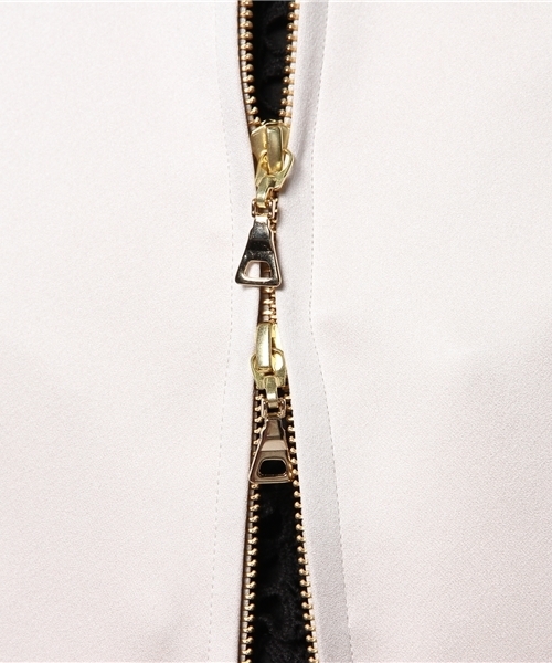 martinique（マルティニーク）の「【Marisol 5月号、クロワッサン 3月売掲載】martinique/ヘビーサテンブルゾン（ブルゾン・レディース・ブラック/ライトベージュ・FREE）」の9枚目の写真