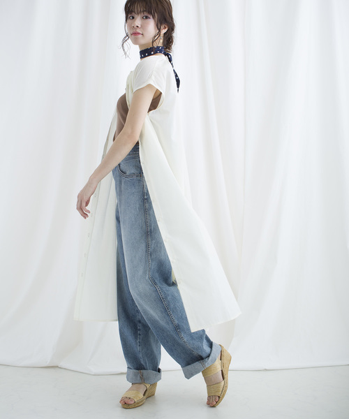 lala Born(ララボーン)の「lalaBorn/60sローンギャザーワンピース(ワンピース・レディース・ブラック/ベージュ/パープル/アイボリー・FREE)」の5枚目の写真