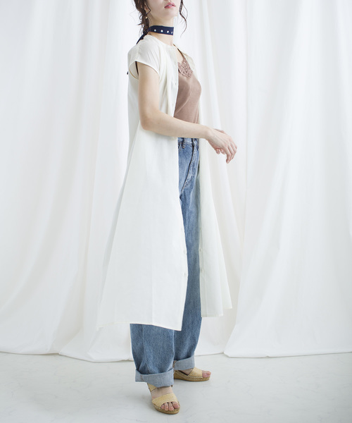 lala Born(ララボーン)の「lalaBorn/60sローンギャザーワンピース(ワンピース・レディース・ブラック/ベージュ/パープル/アイボリー・FREE)」の10枚目の写真