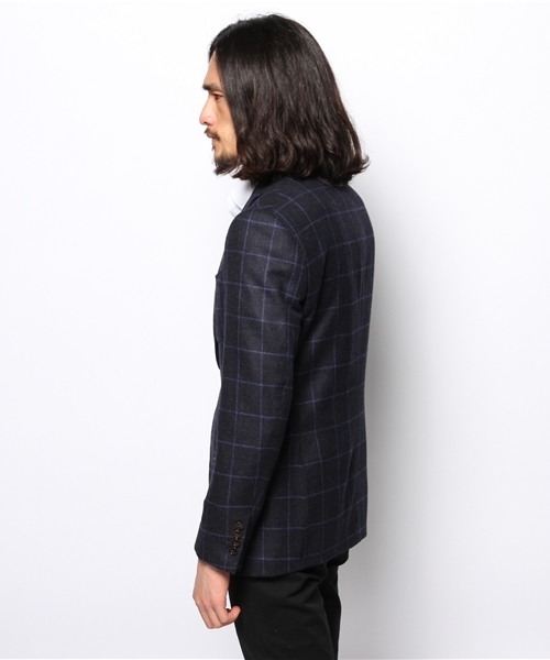 NANO universe（ナノユニバース）の「AQOIBONISTE(アクアボニスト)/ hand made S2B jaket（テーラードジャケット・メンズ・ブラウン/ネイビー・44/46）」の4枚目の写真