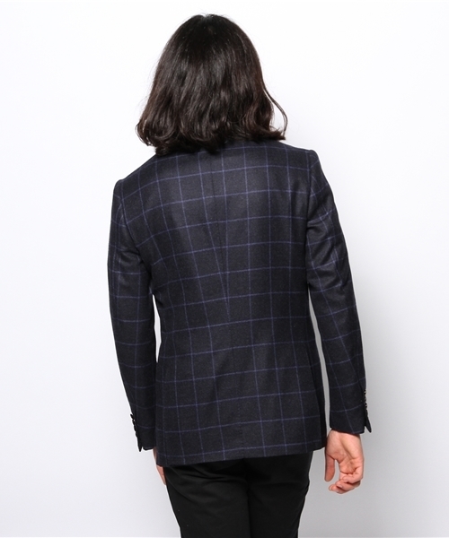 NANO universe（ナノユニバース）の「AQOIBONISTE(アクアボニスト)/ hand made S2B jaket（テーラードジャケット・メンズ・ブラウン/ネイビー・44/46）」の5枚目の写真