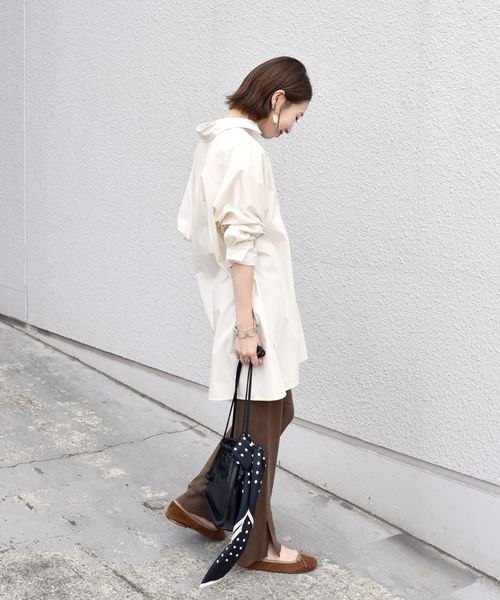 SHIPS（シップス）の「コットンレーヨンニットパンツ◇（その他パンツ・レディース・ブラック/ライトグレー/ブラウン・ONE SIZE）」の11枚目の写真