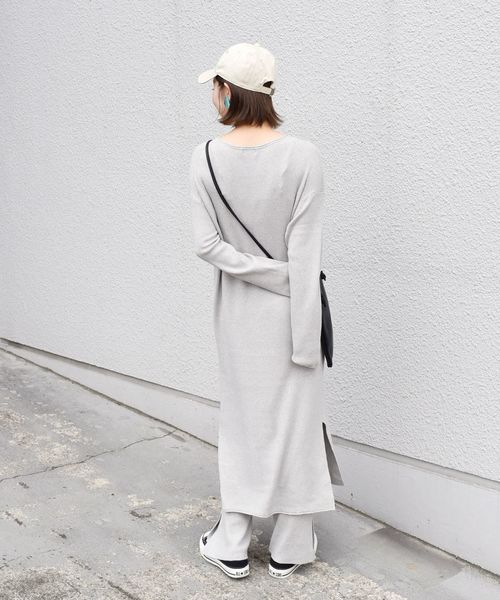 SHIPS（シップス）の「コットンレーヨンニットパンツ◇（その他パンツ・レディース・ブラック/ライトグレー/ブラウン・ONE SIZE）」の21枚目の写真