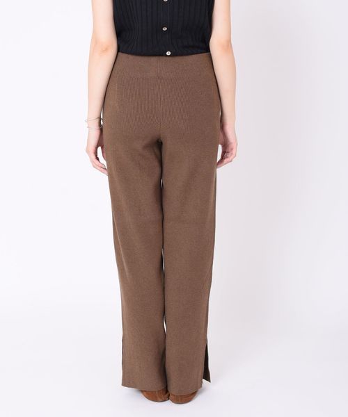 SHIPS（シップス）の「コットンレーヨンニットパンツ◇（その他パンツ・レディース・ブラック/ライトグレー/ブラウン・ONE SIZE）」の17枚目の写真