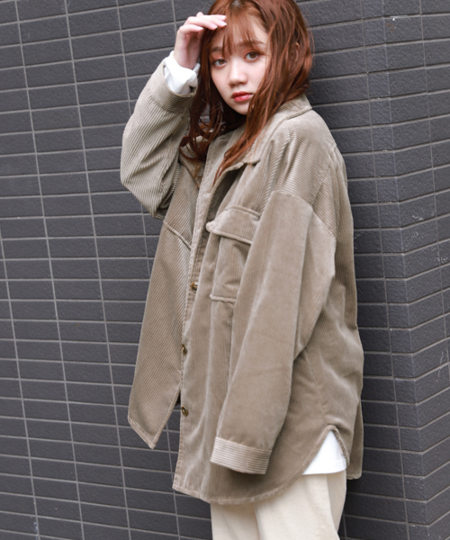 apres jour（アプレジュール）の「コーデュロイCPOジャケット【ZOZOTOWN限定アイテム】（ブルゾン・レディース・カーキ/モカ/オレンジ系その他/ライトベージュ・フリー）」の13枚目の写真