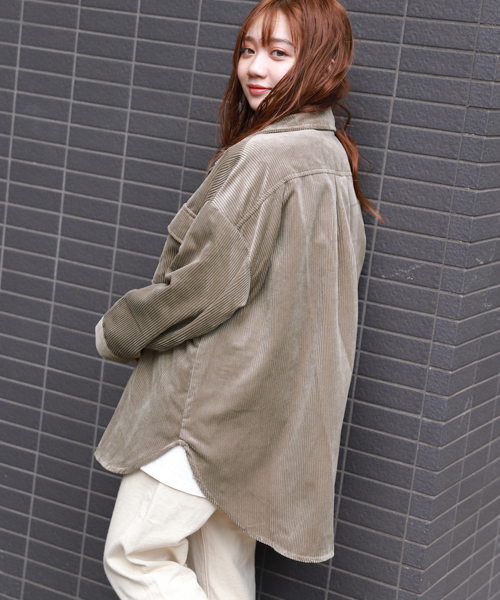 apres jour（アプレジュール）の「コーデュロイCPOジャケット【ZOZOTOWN限定アイテム】（ブルゾン・レディース・カーキ/モカ/オレンジ系その他/ライトベージュ・フリー）」の15枚目の写真