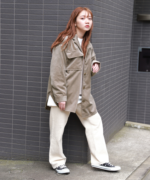 apres jour（アプレジュール）の「コーデュロイCPOジャケット【ZOZOTOWN限定アイテム】（ブルゾン・レディース・カーキ/モカ/オレンジ系その他/ライトベージュ・フリー）」の17枚目の写真