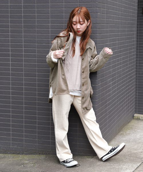 apres jour（アプレジュール）の「コーデュロイCPOジャケット【ZOZOTOWN限定アイテム】（ブルゾン・レディース・カーキ/モカ/オレンジ系その他/ライトベージュ・フリー）」の20枚目の写真