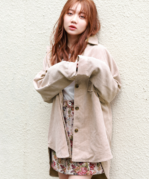 apres jour（アプレジュール）の「コーデュロイCPOジャケット【ZOZOTOWN限定アイテム】（ブルゾン・レディース・カーキ/モカ/オレンジ系その他/ライトベージュ・フリー）」の21枚目の写真