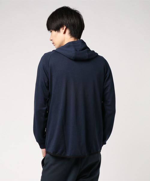 STYLEBLOCK(スタイルブロック)の「ポンチ配色ジップアップパーカー(パーカー・メンズ・ホワイト/ブラック/ネイビー/杢グレー/ヘザーチャコール・LL/M/L)」の7枚目の写真