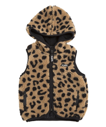 X-girl Stages | LEOPARD FLUFFY VEST （4T～7T）(ベスト)
