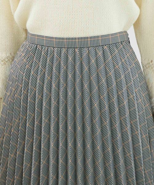 ROPE' PICNIC(ロペピクニック)の「エステルアコーディオンプリーツスカート(スカート・レディース・グレー/ブラウン系その他/ホワイト系その他3/イエロー系その他3・40/38)」の8枚目の写真