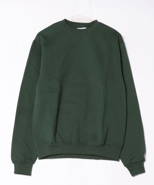 Champion(チャンピオン)の「【Champion/チャンピオン】(UN)9OZ. クルースウェット(スウェット・メンズ・チャコール/オートミール/マルーン/ブルー/グリーン/レッド/オレンジ/ネイビー/グレー/ブラック/イエロー系その他/ホワイト・SMALL/MEDIUM/LARGE/XXX-LARGE/X-LARGE)」の7枚目の写真