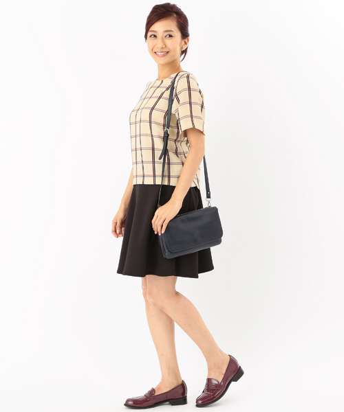 Ray BEAMS（レイビームス）の「【FUDGE 5月号掲載】Ray BEAMS / エナメル調 コインローファー■（ドレスシューズ・レディース・ブラック/ワイン/ダークグリーン・38/37/39/36）」の6枚目の写真