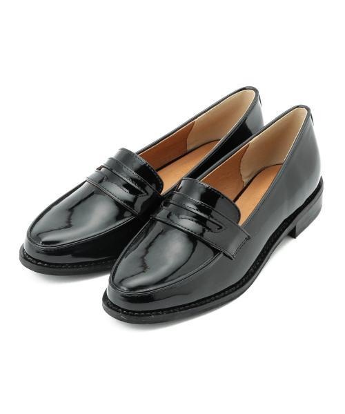 Ray BEAMS（レイビームス）の「【FUDGE 5月号掲載】Ray BEAMS / エナメル調 コインローファー■（ドレスシューズ・レディース・ブラック/ワイン/ダークグリーン・38/37/39/36）」の8枚目の写真