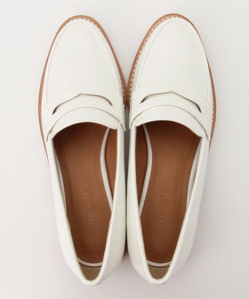 Ray BEAMS（レイビームス）の「【FUDGE 5月号掲載】Ray BEAMS / エナメル調 コインローファー■（ドレスシューズ・レディース・ブラック/ワイン/ダークグリーン・38/37/39/36）」の10枚目の写真