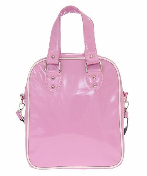 Candy Stripper（キャンディストリッパー）の「CND ENAMEL SHOULDER バッグ（ショルダーバッグ・レディース・ピンク/グリーン/ラベンダー/ブラック・FREE）」の9枚目の写真