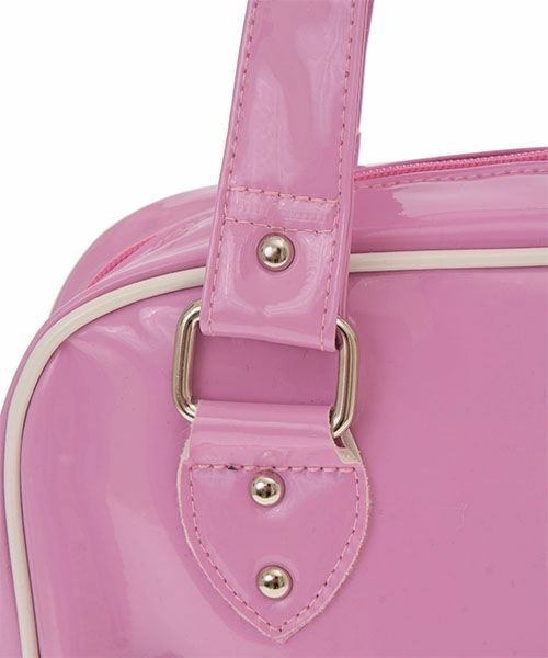 Candy Stripper（キャンディストリッパー）の「CND ENAMEL SHOULDER バッグ（ショルダーバッグ・レディース・ピンク/グリーン/ラベンダー/ブラック・FREE）」の12枚目の写真