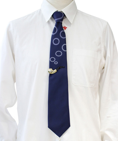 giraffe（ジラフ）の「SMOKEタイ（パイプ）　NAVY（ネクタイ・メンズ・ネイビー・FREE）」の9枚目の写真