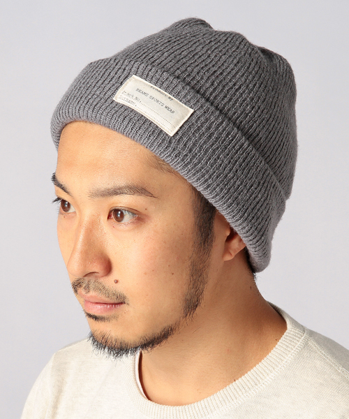 BEAMS(ビームス)の「◎BEAMS / 縮絨 ウール ワッチキャップ(ニットキャップ/ビーニー・メンズ・ブルー/ネイビー/グレー/ブラック/ワイン/オレンジ/グリーン/ライトブルー・ONE SIZE)」の3枚目の写真