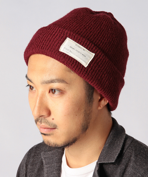 BEAMS(ビームス)の「◎BEAMS / 縮絨 ウール ワッチキャップ(ニットキャップ/ビーニー・メンズ・ブルー/ネイビー/グレー/ブラック/ワイン/オレンジ/グリーン/ライトブルー・ONE SIZE)」の7枚目の写真