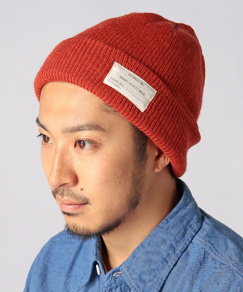 BEAMS(ビームス)の「◎BEAMS / 縮絨 ウール ワッチキャップ(ニットキャップ/ビーニー・メンズ・ブルー/ネイビー/グレー/ブラック/ワイン/オレンジ/グリーン/ライトブルー・ONE SIZE)」の8枚目の写真