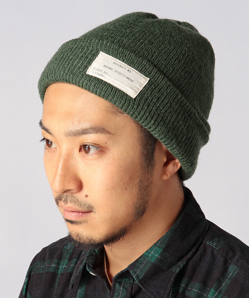 BEAMS(ビームス)の「◎BEAMS / 縮絨 ウール ワッチキャップ(ニットキャップ/ビーニー・メンズ・ブルー/ネイビー/グレー/ブラック/ワイン/オレンジ/グリーン/ライトブルー・ONE SIZE)」の4枚目の写真