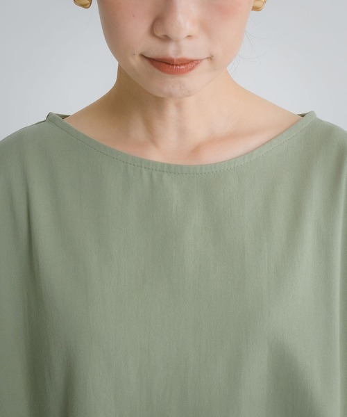 Libra Cue（リブラ キュー）の「Libra シャーリングティアードワンピース（ワンピース・レディース・アイボリー/ブラック/グリーン・FREE）」の18枚目の写真