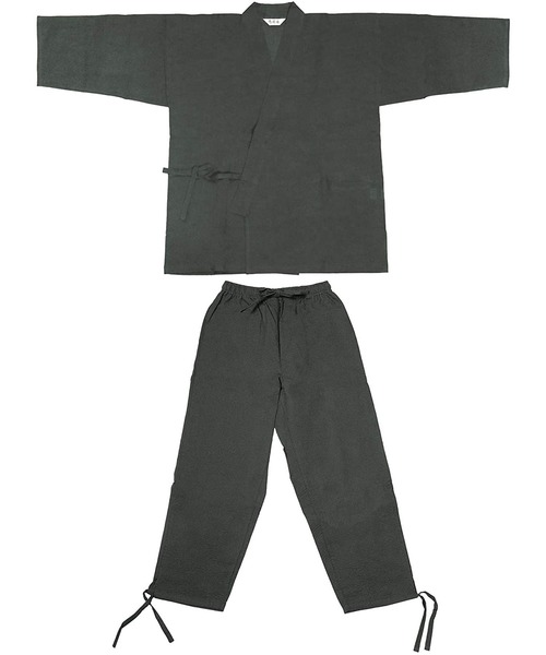 KYOETSU(キョウエツ)の「夏用しじら作務衣(着物・メンズ・ネイビー/ブラック/グレー/インディゴブルー・L/LL/M)」の11枚目の写真