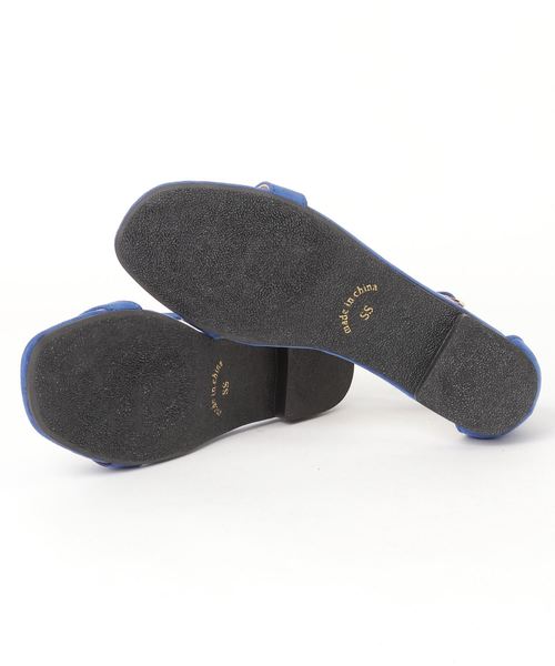 LibertyDoll（リバティードール）の「Liberty Doll / スクエアトゥセパレートストラップサンダル(4031)華奢ストラップサンダル（サンダル・レディース・ベージュ/マスタード/ブルー/ゴールド/レッド/シルバー/オレンジ/ブラック系その他/ネイビー/グレー/ホワイト/ブラック/グリーン/ベージュ系その他/アイボリー/グリーン系その他/オレンジ系その他・S/3L/SS/LL/L/M）」の19枚目の写真