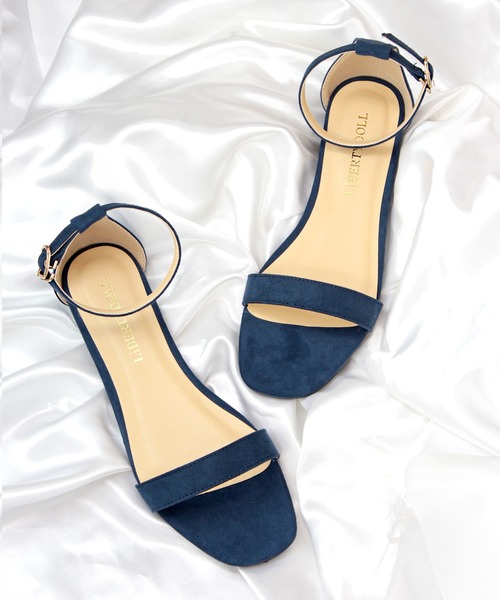 LibertyDoll（リバティードール）の「Liberty Doll / スクエアトゥセパレートストラップサンダル(4031)華奢ストラップサンダル（サンダル・レディース・ベージュ/マスタード/ブルー/ゴールド/レッド/シルバー/オレンジ/ブラック系その他/ネイビー/グレー/ホワイト/ブラック/グリーン/ベージュ系その他/アイボリー/グリーン系その他/オレンジ系その他・S/3L/SS/LL/L/M）」の10枚目の写真