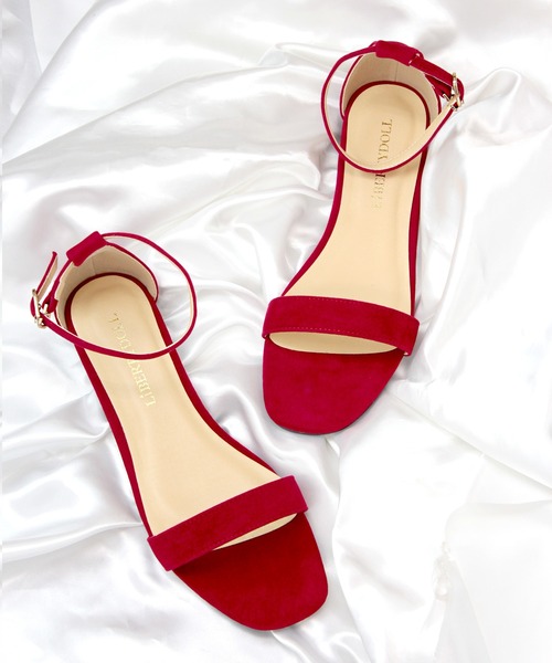 LibertyDoll（リバティードール）の「Liberty Doll / スクエアトゥセパレートストラップサンダル(4031)華奢ストラップサンダル（サンダル・レディース・ベージュ/マスタード/ブルー/ゴールド/レッド/シルバー/オレンジ/ブラック系その他/ネイビー/グレー/ホワイト/ブラック/グリーン/ベージュ系その他/アイボリー/グリーン系その他/オレンジ系その他・S/3L/SS/LL/L/M）」の13枚目の写真