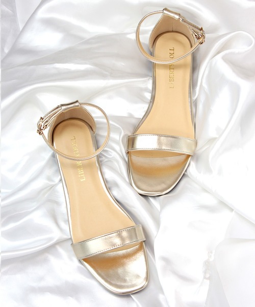 LibertyDoll（リバティードール）の「Liberty Doll / スクエアトゥセパレートストラップサンダル(4031)華奢ストラップサンダル（サンダル・レディース・ベージュ/マスタード/ブルー/ゴールド/レッド/シルバー/オレンジ/ブラック系その他/ネイビー/グレー/ホワイト/ブラック/グリーン/ベージュ系その他/アイボリー/グリーン系その他/オレンジ系その他・S/3L/SS/LL/L/M）」の17枚目の写真