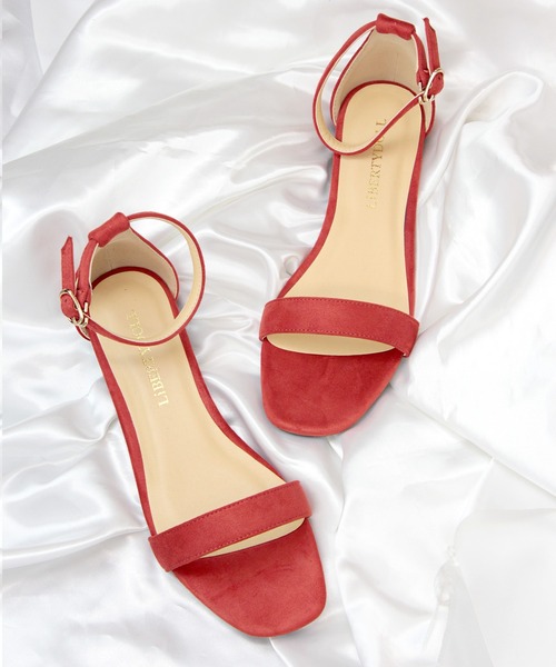 LibertyDoll（リバティードール）の「Liberty Doll / スクエアトゥセパレートストラップサンダル(4031)華奢ストラップサンダル（サンダル・レディース・ベージュ/マスタード/ブルー/ゴールド/レッド/シルバー/オレンジ/ブラック系その他/ネイビー/グレー/ホワイト/ブラック/グリーン/ベージュ系その他/アイボリー/グリーン系その他/オレンジ系その他・S/3L/SS/LL/L/M）」の14枚目の写真