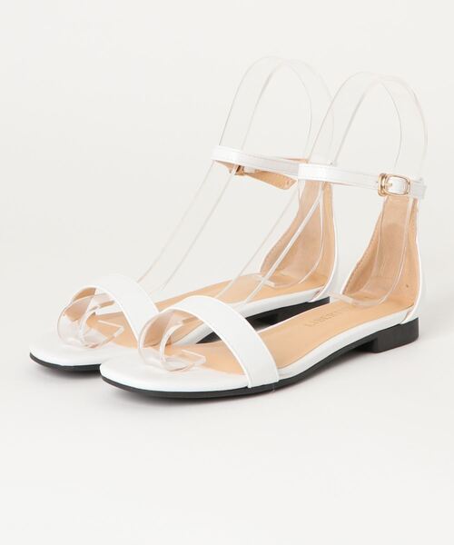 LibertyDoll（リバティードール）の「Liberty Doll / スクエアトゥセパレートストラップサンダル(4031)華奢ストラップサンダル（サンダル・レディース・ベージュ/マスタード/ブルー/ゴールド/レッド/シルバー/オレンジ/ブラック系その他/ネイビー/グレー/ホワイト/ブラック/グリーン/ベージュ系その他/アイボリー/グリーン系その他/オレンジ系その他・S/3L/SS/LL/L/M）」の20枚目の写真