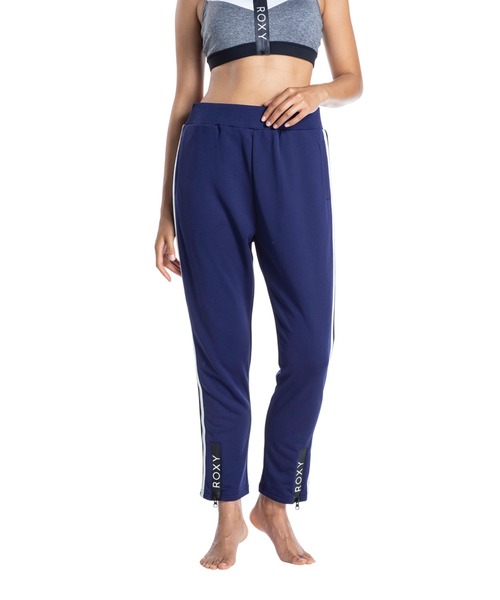 ROXY(ロキシー)の「WAKE UP PANT/ロキシー ボトムス サイドライン ルームウェア・ワンマイルウェアにも(その他パンツ・レディース・ネイビー/ブラック/ベージュ・MEDIUM/SMALL/LARGE)」の1枚目の写真