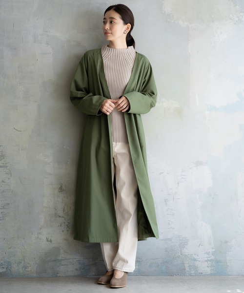 LEPSIM（レプシィム）の「2SETレイヤードコート　895617（その他アウター・レディース・ベージュ/カーキ・FREE）」の14枚目の写真