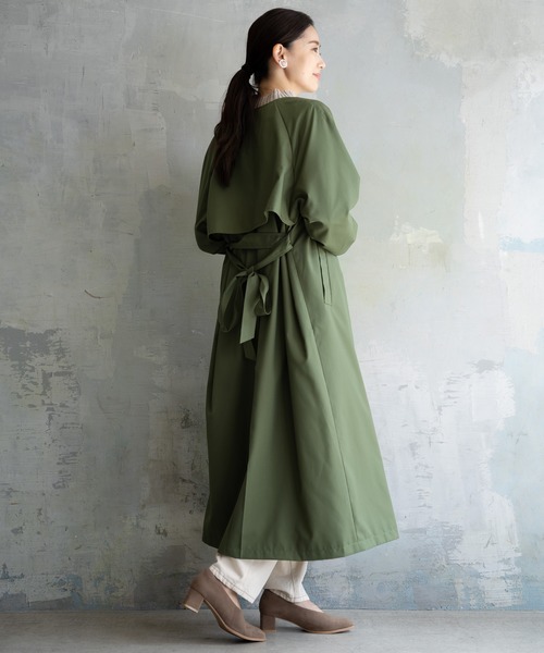 LEPSIM（レプシィム）の「2SETレイヤードコート　895617（その他アウター・レディース・ベージュ/カーキ・FREE）」の15枚目の写真