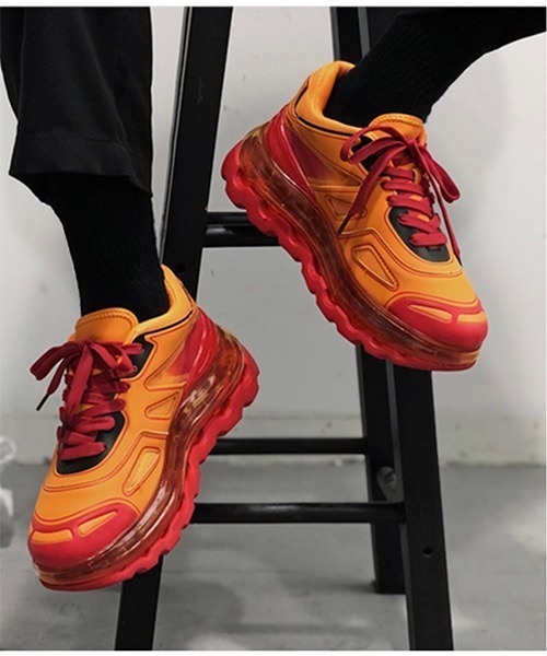 WESTBOY（ウエストボーイ）の「【WB ORIGINALS】Dad Sneaker（スニーカー・メンズ・ホワイト/ブラック/オレンジ・44/41/42/43）」の9枚目の写真