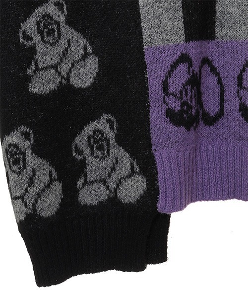 Candy Stripper(キャンディストリッパー)の「BACK SLIDE ニット(ニット/セーター・レディース・グレー/ブルー/ピンク・2)」の9枚目の写真