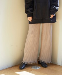 WEGO | WEGO/ダメージフリンジニットパンツ(スラックス)