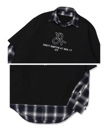 OY（オーワイ）の「『OY/オーワイ』OVERSIZE LAYERED CHECK SHIRTS 