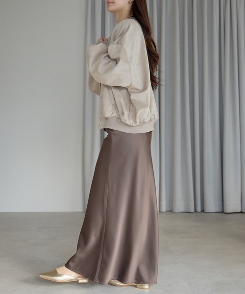 Fizz（フィズ）の「スウェードポンチスタジャン（スタジャン・レディース・アイボリー/グレイッシュベージュ/ピンクベージュ/グレイッシュブルー/チャコール/ブラック/モカ/スミクロ/ライトグリーン・M/L）」の11枚目の写真